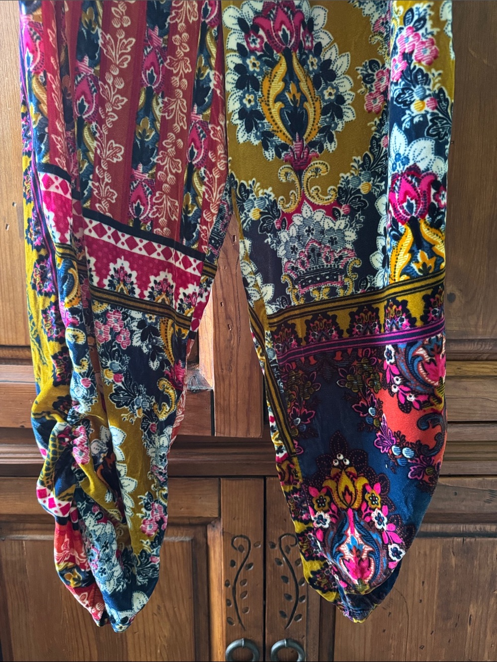 NWT BY ANTHROPOLOGIE MULTI COLOR BOHO PRINT HAREM PANTS SIZE S - Picture 10 of 15
